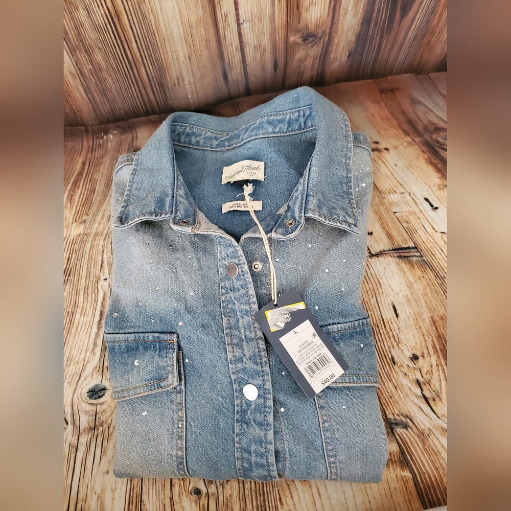 Universal Thread Oversized Denim Jacket NWT - image 5